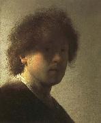 Rembrandt van rijn Self-Portrait as a Young Man oil painting